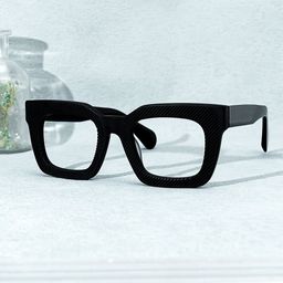 Keisa Square Black Glasses4