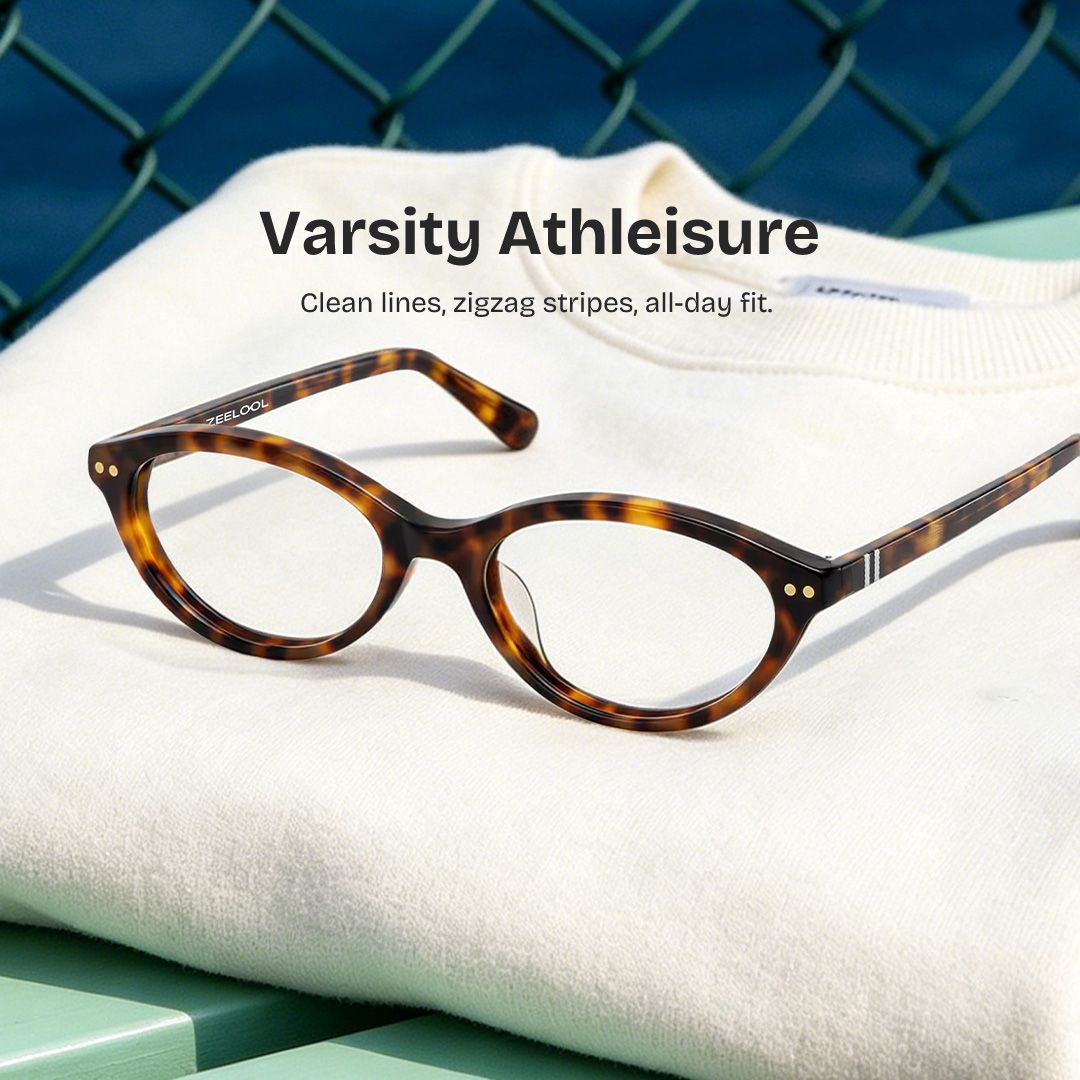 Ashby Tortoise Oval-Frame Glasses | Retro Athleisure0