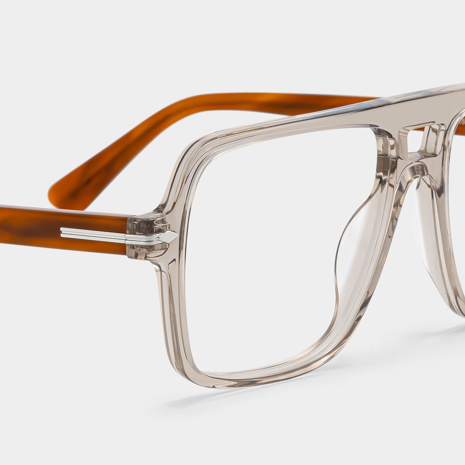 Easton Beige Color Aviator Frame Gasses | ZEELOOL5