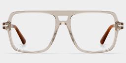 Easton Beige Aviator Glasses1