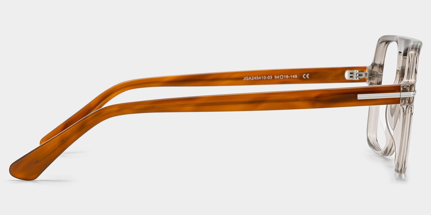 Easton Beige Color Aviator Frame Gasses | ZEELOOL4