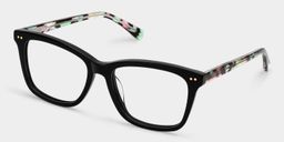 Layla Black Square Glasses3
