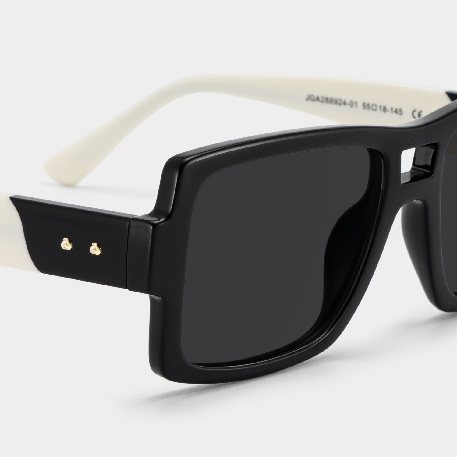 Nora Black Aviator Polarized Sunglasses for Driving | ZEELOOL CA4