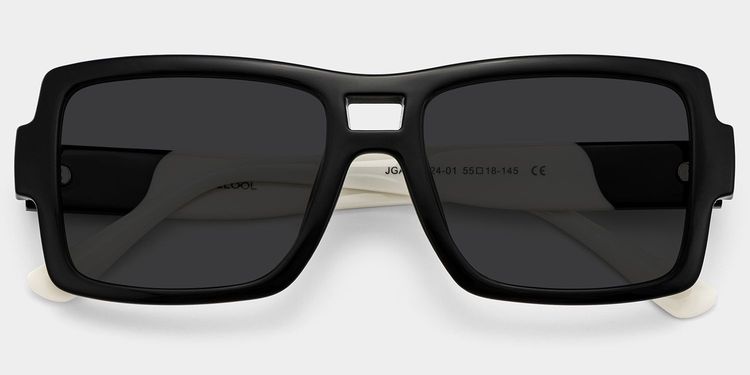 Nora Black Aviator Sunglasses