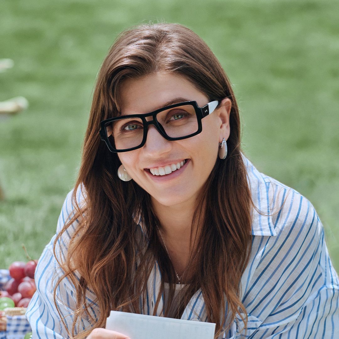 Nora Aviator Black Frame Glasses for Women | ZEELOOL7