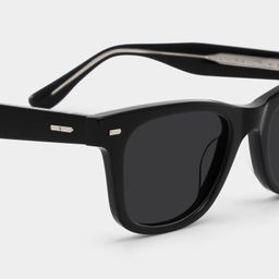 Robert Rectangle Black Glasses4
