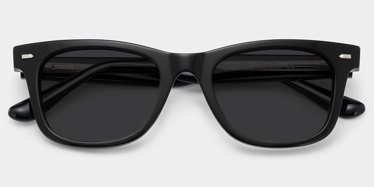 Robert Rectangle Black Glasses