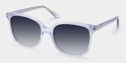 Caroline Clear Square Sunglasses2