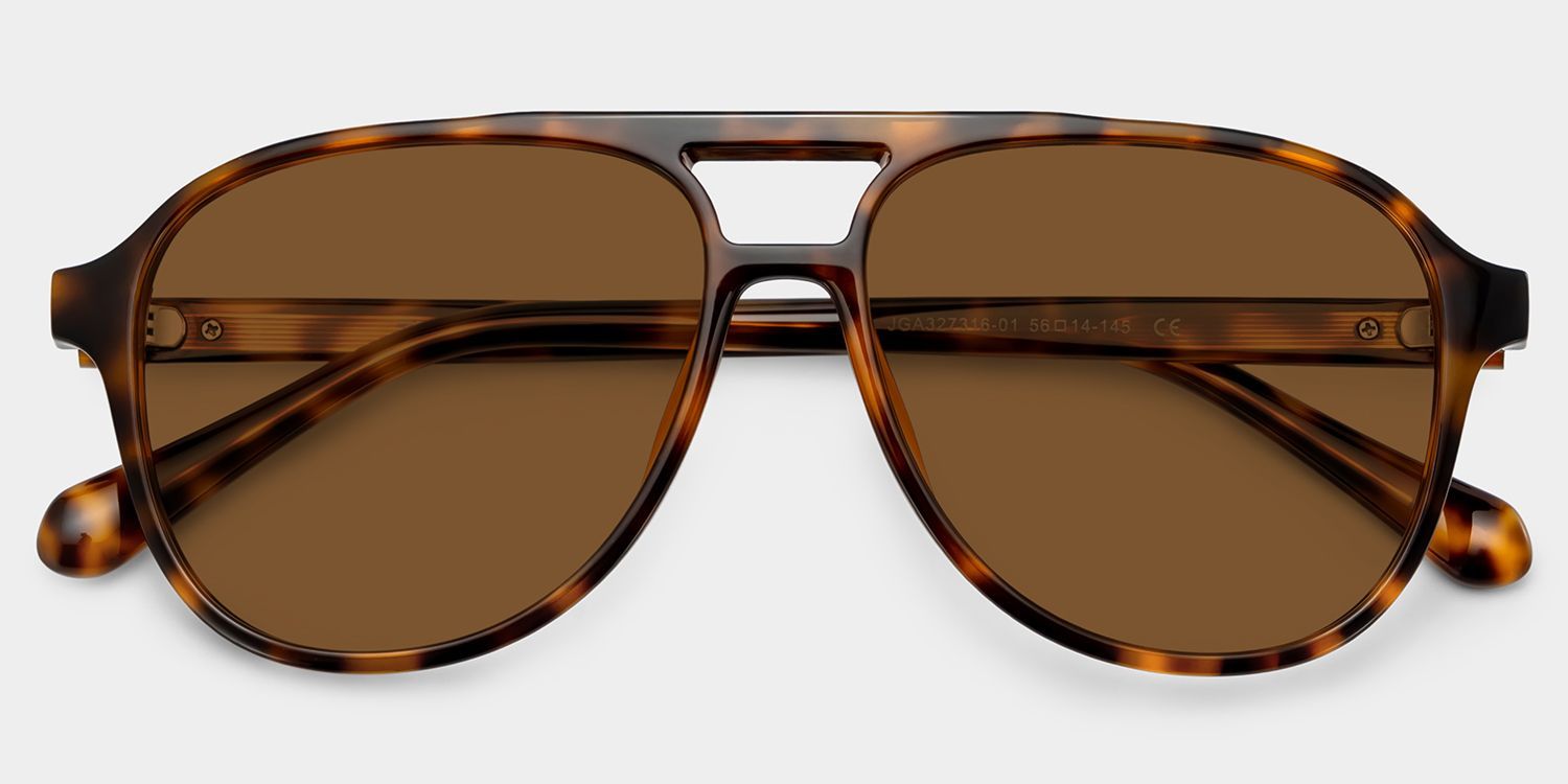 Luna Aviator Tortoise Sunglasses for Women & Men | ZEELOOL1