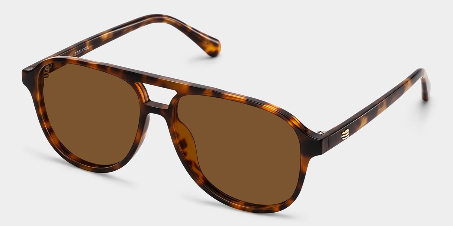Luna Aviator Tortoise Sunglasses for Women & Men | ZEELOOL2