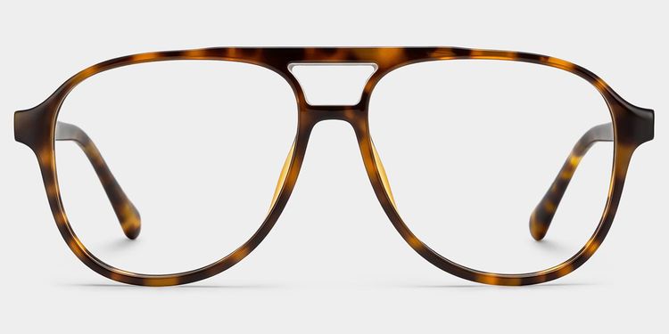 Luna Tortoise Aviator Glasses