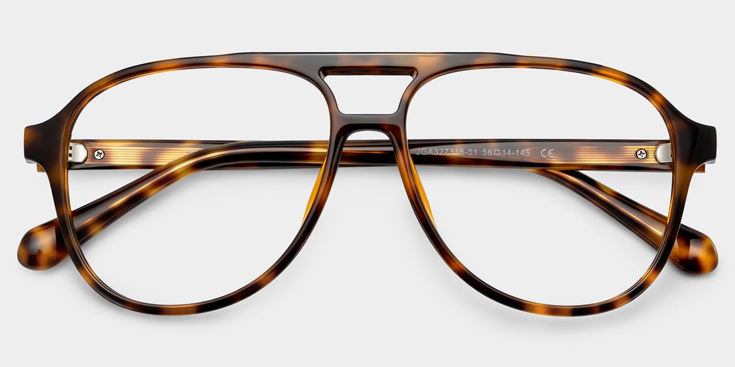 Luna Tortoise Aviator Glasses | Lightweight Athleisure2