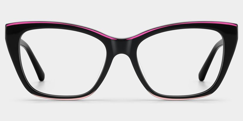 Seraphina Black Butterfly Glasses
