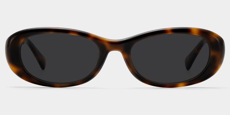 Catherine Tortoise Oval Glasses