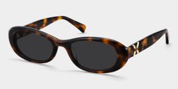 Catherine Tortoise Oval Glasses2