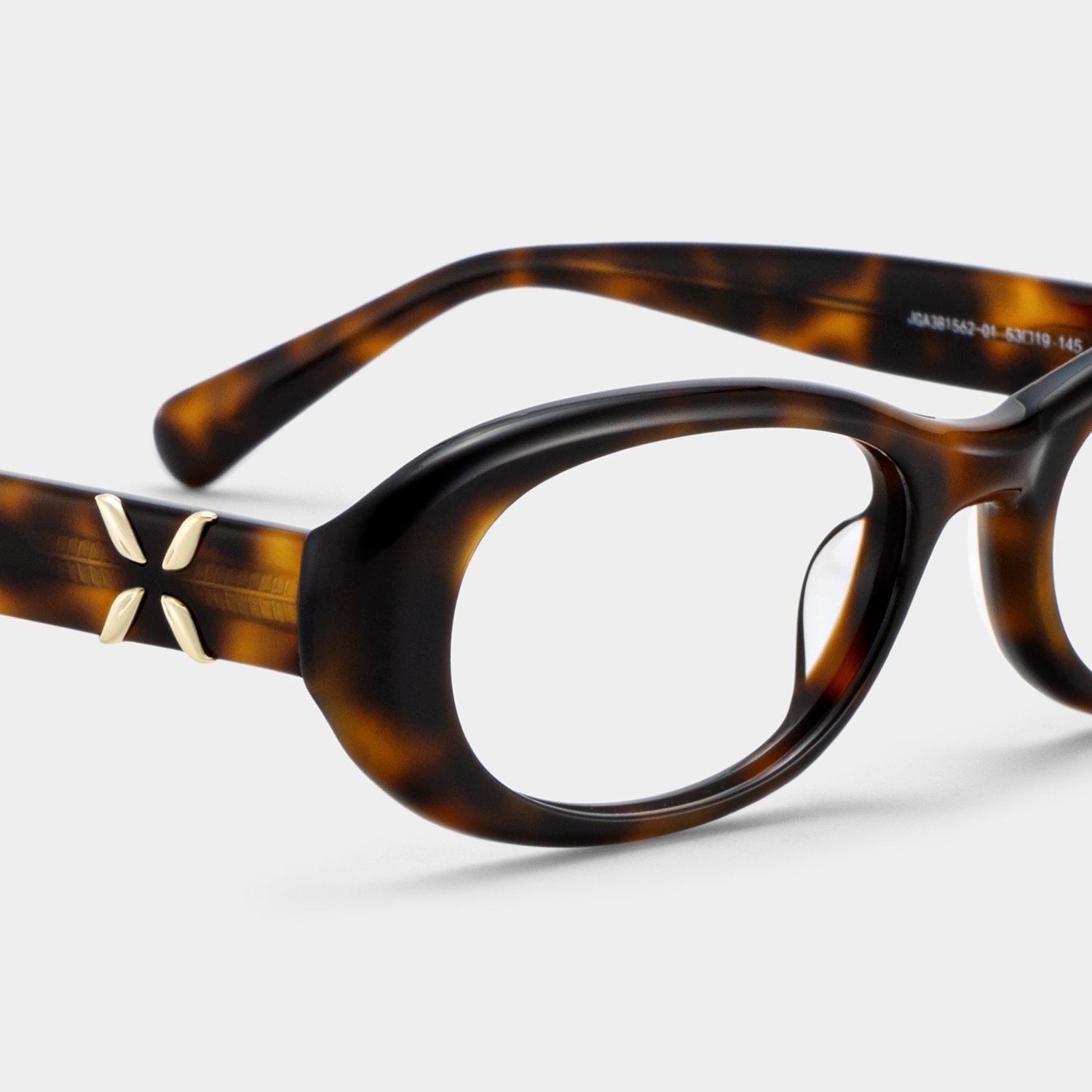 Catherine Tortoise Oval Frame Glasses Online | ZEELOOL5