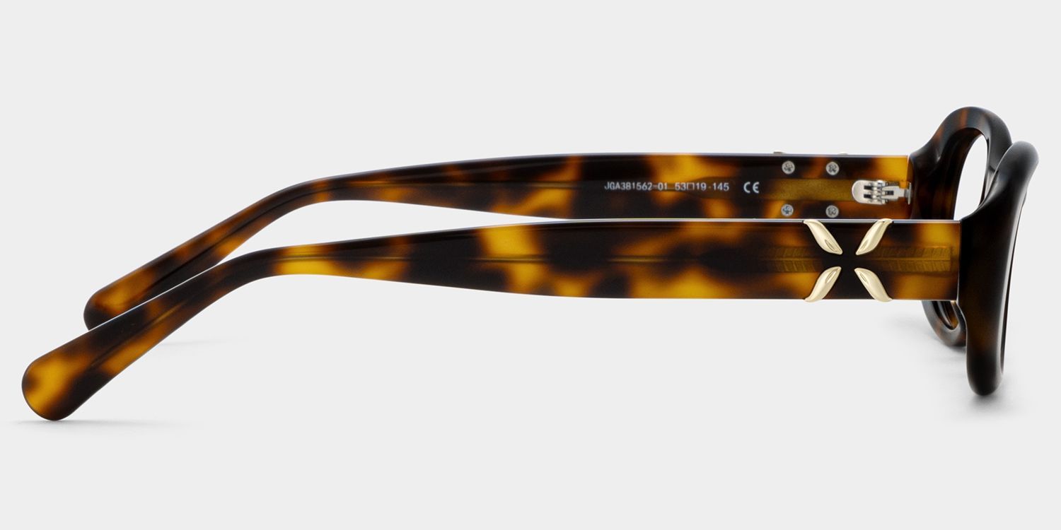 Catherine Tortoise Oval Frame Glasses Online | ZEELOOL