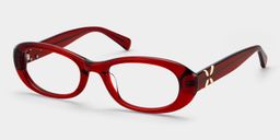 Catherine Red Oval Glasses2