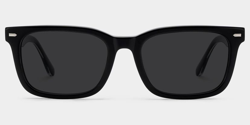 Patrick Black Rectangle Sunglasses