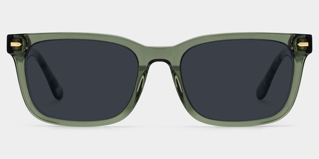 Patrick Rectangle Green Glasses