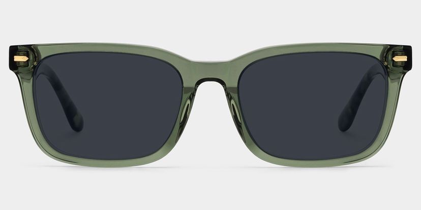 Patrick Rectangle Green Glasses