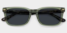 Patrick Rectangle Green Glasses1