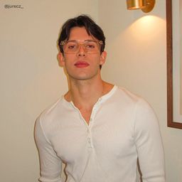 Patrick Rectangle Clear Yellow Glasses6