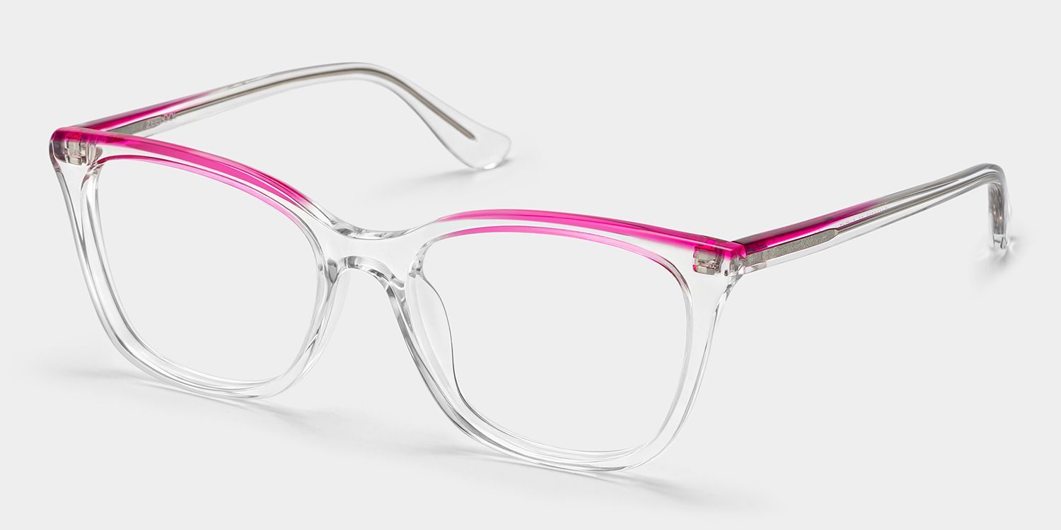 Margaret Cat Eye Clear Color Frame Glasses Online | ZEELOOL2
