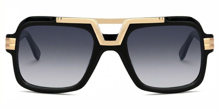 Croswell Black Aviator Sunglasses