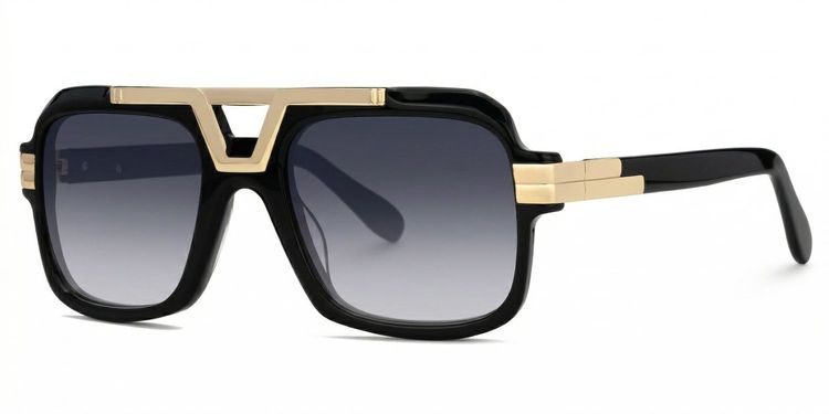 Croswell Black Aviator Sunglasses