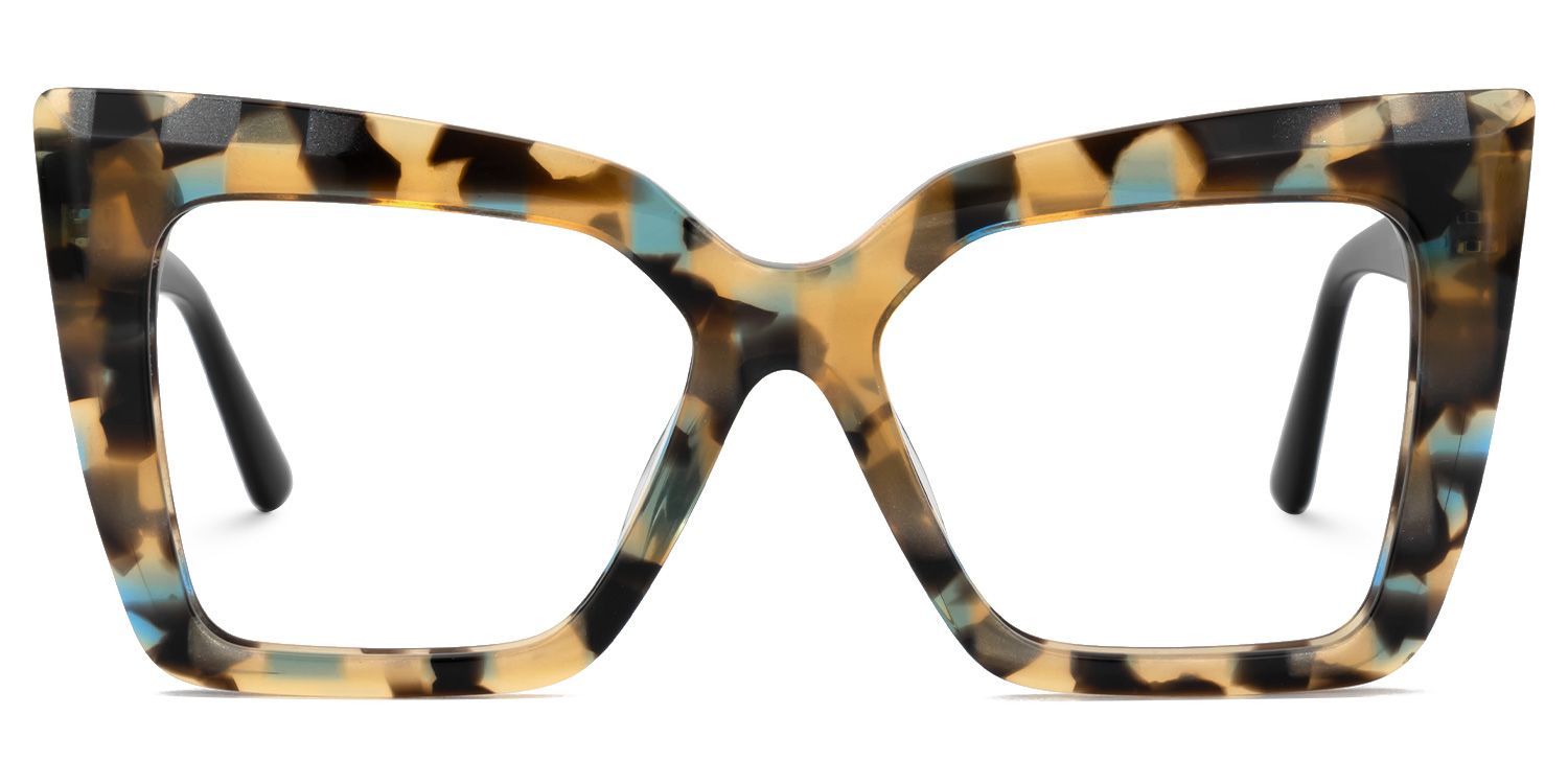Designer Thiline Square Tortoise Glasses in Acetate Frame | ZEELOOL1