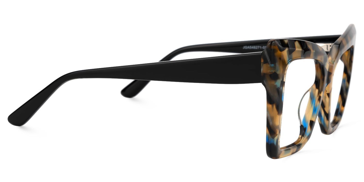 Designer Thiline Square Tortoise Glasses in Acetate Frame | ZEELOOL3