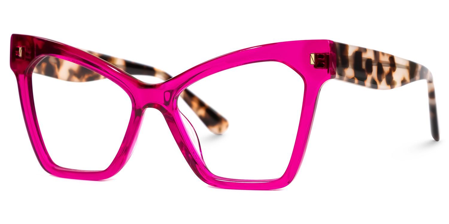 Senica Cateye Purple Glasses — Modern Acetate Frames | ZEELOOL2