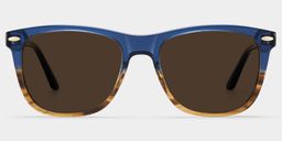 Atlas Two-tone Rectangle Glasses0