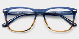 Atlas Two-tone Rectangle Glasses1