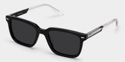 George Rectangle Black Glasses2
