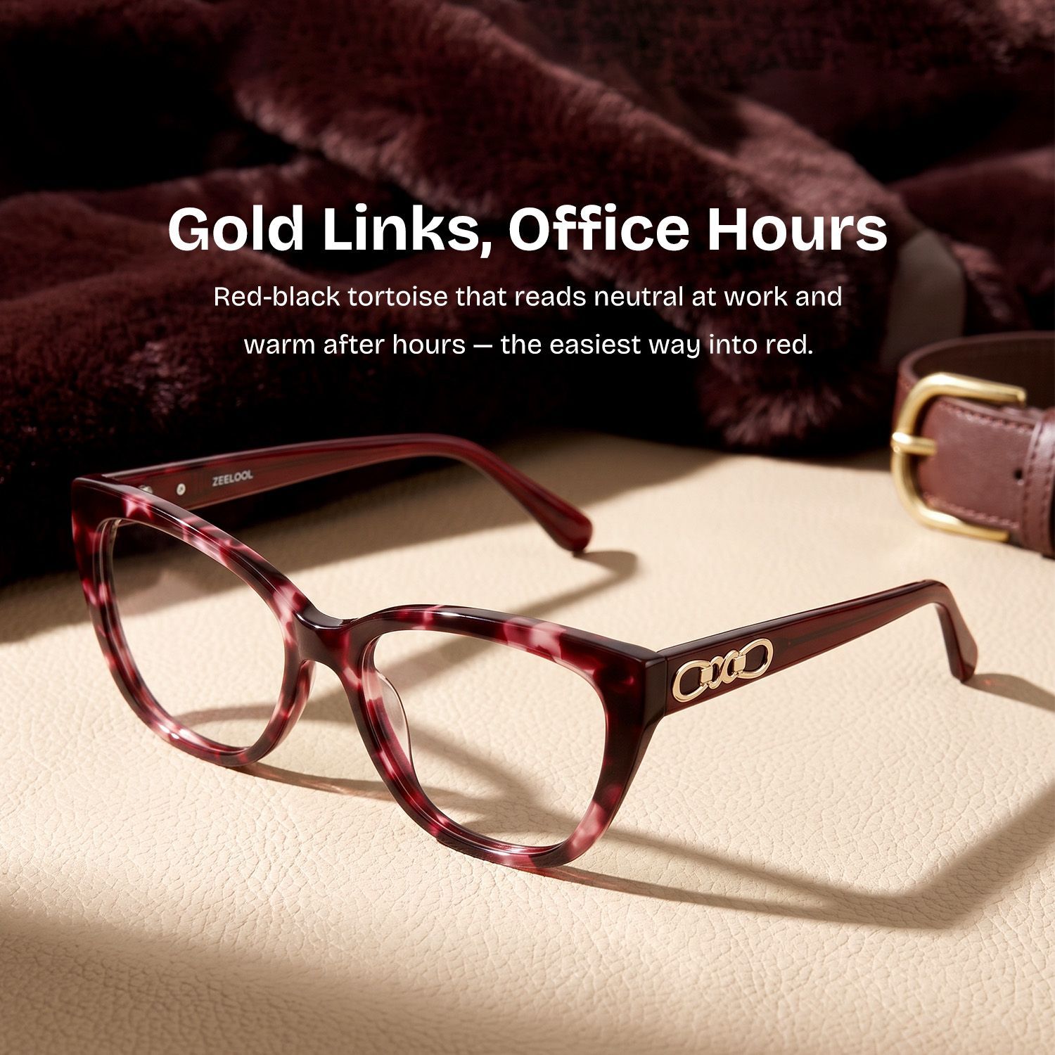 Isadora Tortoise Cat-Eye Glasses | ZEELOOL0
