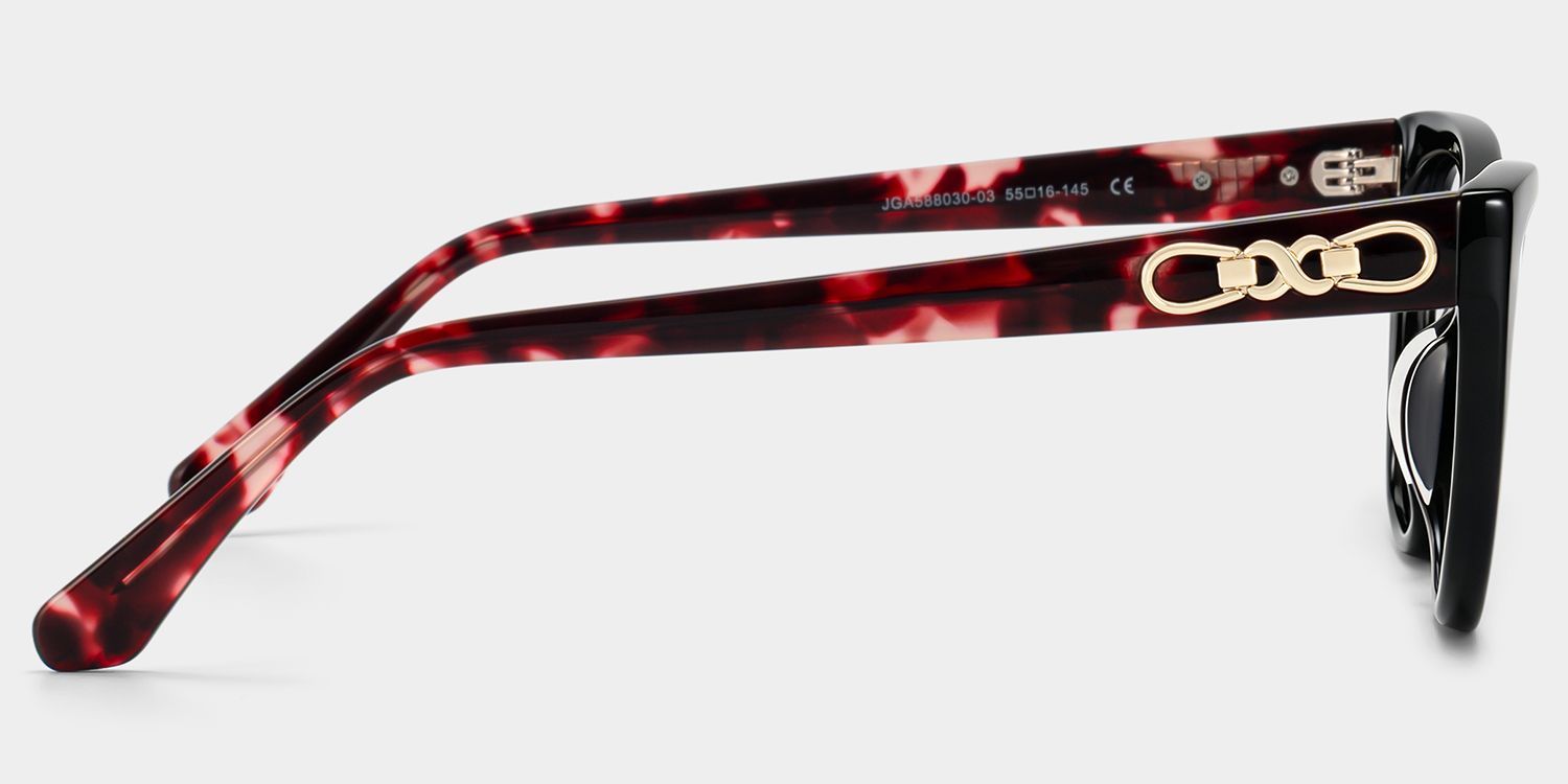 Isadora Black Cat-Eye Glasses | ZEELOOL4