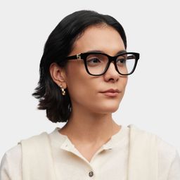 Julian Square Black Glasses1