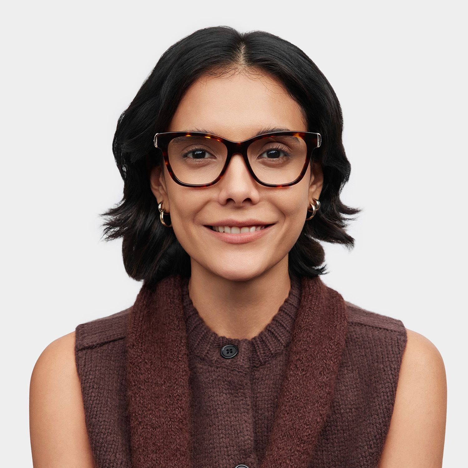 Square Tortoise Eyeglasses- Julian Acetate Frame Glasses0