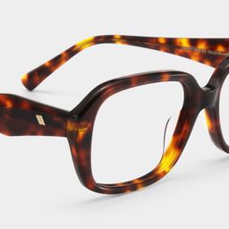 Rowan Tortoise Rectangle Glasses5