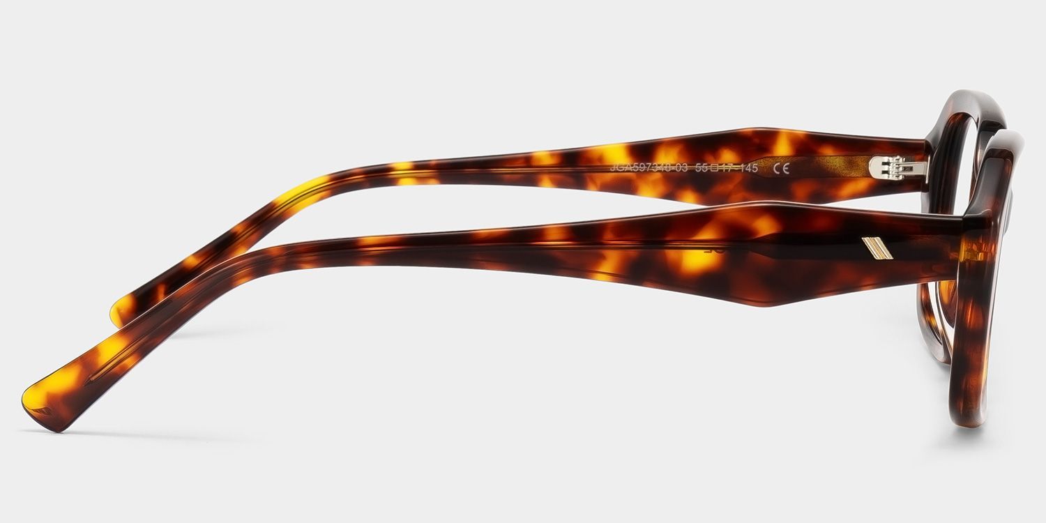Rowan Brown Tortoise Rectangle Glasses for Women | ZEELOOL4