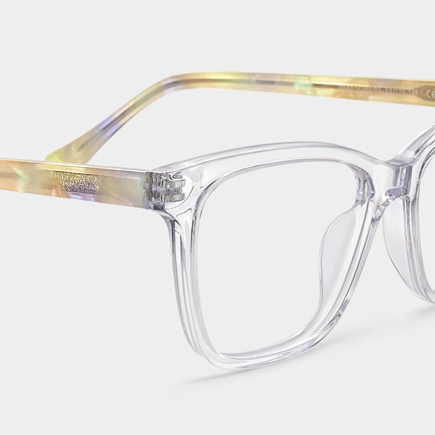 Faith Healing Glasses - Clear Rectangle Acetate Frames | ZEELOOL5