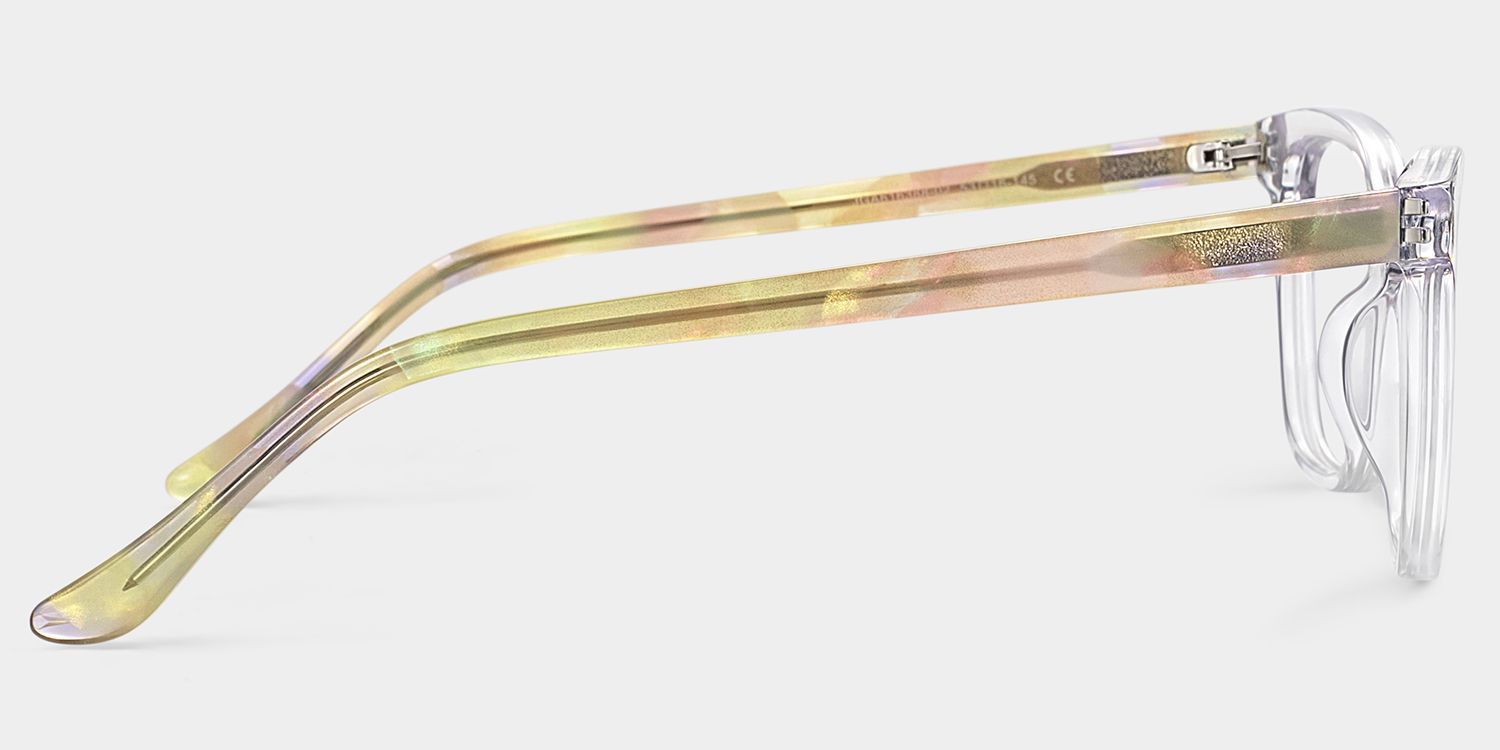 Faith Healing Glasses - Clear Rectangle Acetate Frames | ZEELOOL4
