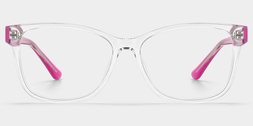 Eva Clear Rectangle Glasses
