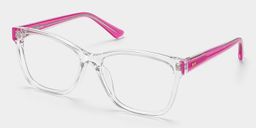 Eva Clear Rectangle Glasses3