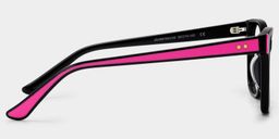 Eva Black Pink Rectangle Glasses4