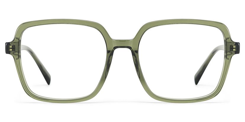 Ember Square Green Glasses