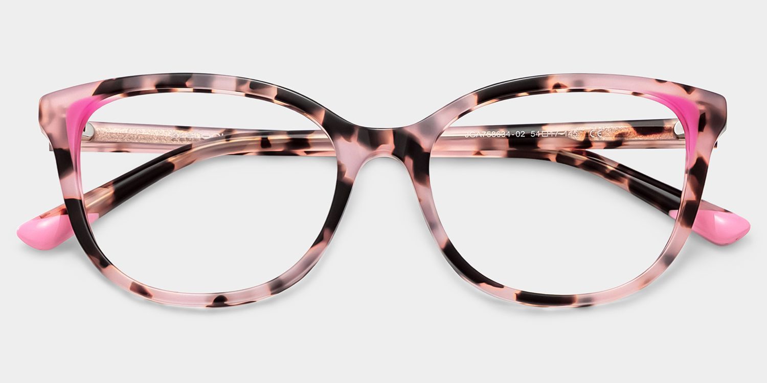 Brady Butterfly Pink Tortoise Frame Glasses for Women | ZEELOOL1