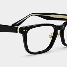 Buzz Black Rectangle Glasses4